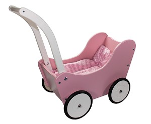 Doll Carriage with Pink deck